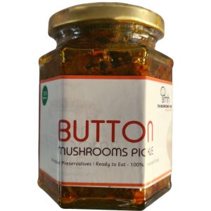 The Mushrooms Hub Button Mushroom Pickle - 250GMS